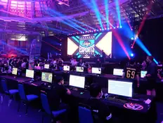 Postazioni di un torneo di esports