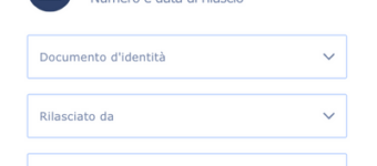 Inserire tutti i dati riportati nella carta d'identità o passaporto. Procedere anche all'invio della copia per ottenere il bonus senza depositare nulla